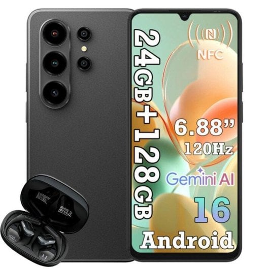 Blackview Wave 10 4G 8GB 128GB 6,88" Negro Incluye auriculares