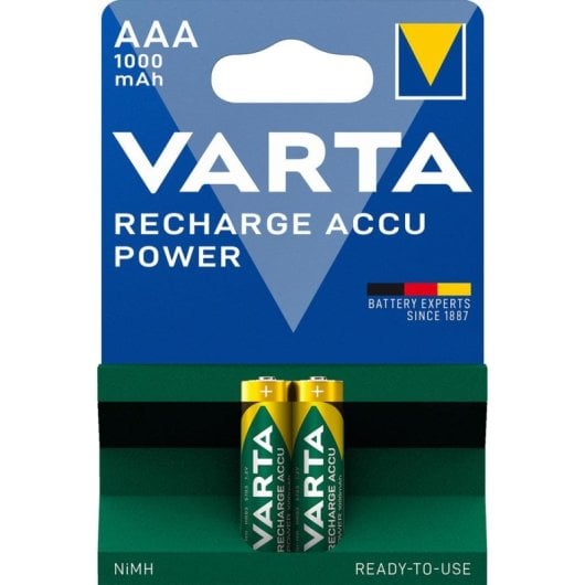 Batterie Varta -5703B AAA NiMH 1.2V 1000 mAh 2 Stuck