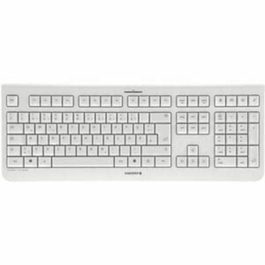 Clavier Cherry KW 3000 sans fil complet QWERTZ blanc avec repose-poignets