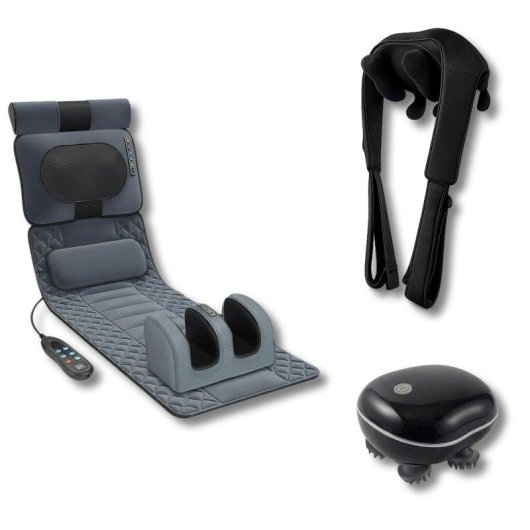 Massage-Set BODYLIFE Pro Integral Shiatsu Heizbar 3D Ganzkorper-Relax