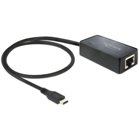 Tarjeta de Red Delock 62642 USB 3.2 Gen 2 1000 Mbit/s Schwarz