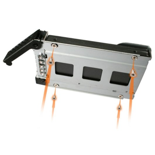 Painel Icy Dock MB994SK-1B Preto Alumínio 2 ventoinhas 4 SATA