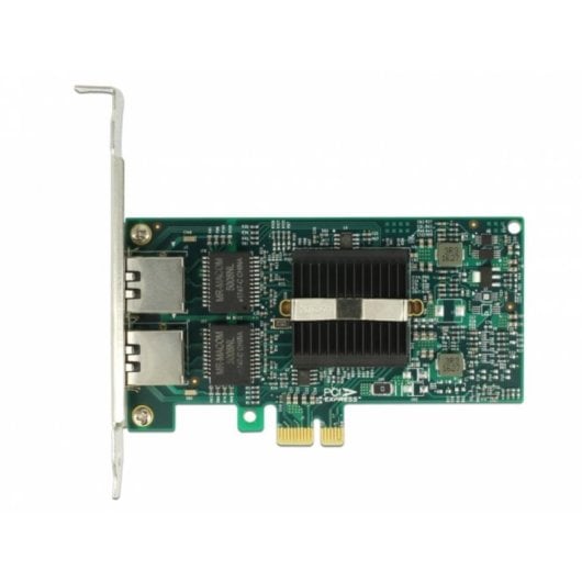 Tarjeta de Red Delock 89944 PCI Express 1000 Mbit/s Duplo RJ-45 Gigabit