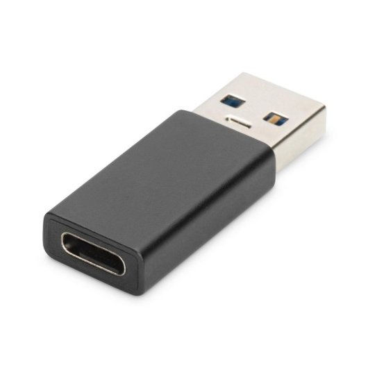 Adaptador Digitus USB-C USB 3.0 5 Gbit/s 15 W Alumínio