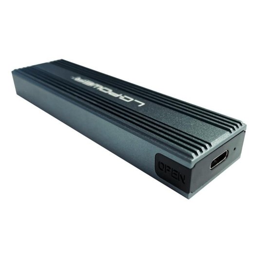 Caja PC LC-Power LC-M2-C-MULTI-3 M.2 Alluminio Antracite USB 3.2 Gen 2