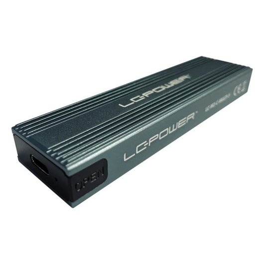 Caja PC LC-Power LC-M2-C-MULTI-3 M.2 Alluminio Antracite USB 3.2 Gen 2