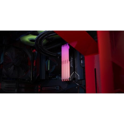 Mémoire RAM Kingston FURY Beast RGB 64Go 2x32Go DDR4 3200MHz CL16 Noir
