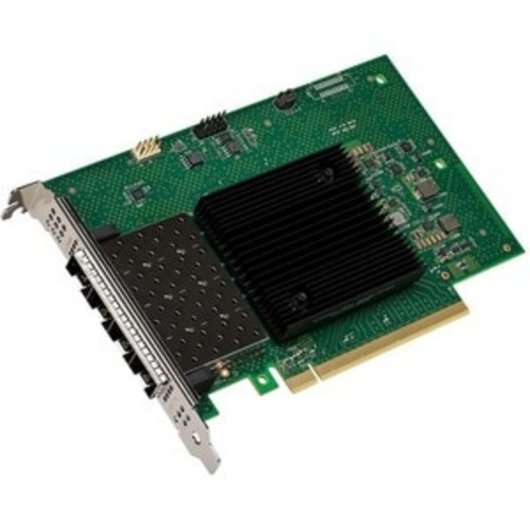 Placa de Rede Intel E810-XXVDA4 PCI Express Fibra 25Gbps 4 Portas SFP28