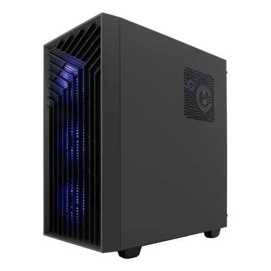Carcasa Coolbox GA300 Gridline ARGB Black con 5 ventiladores y cristal templado