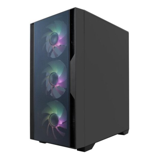Carcasa Coolbox GM220 MPFusion Micro ATX con 4 ventiladores ARGB USB-C