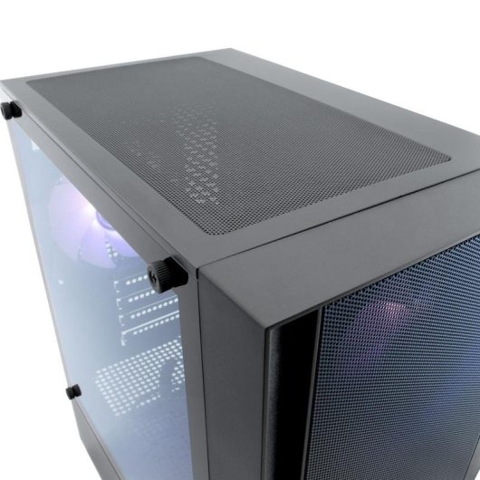 Carcasa Coolbox GM220 MPFusion Micro ATX con 4 ventiladores ARGB USB-C