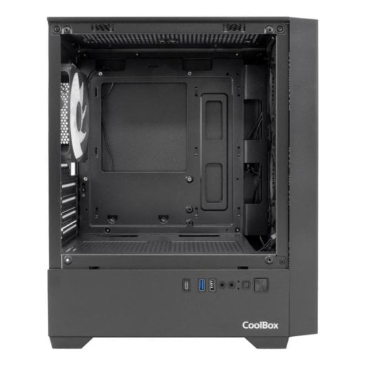 Carcasa Coolbox GM220 MPFusion Micro ATX con 4 ventiladores ARGB USB-C