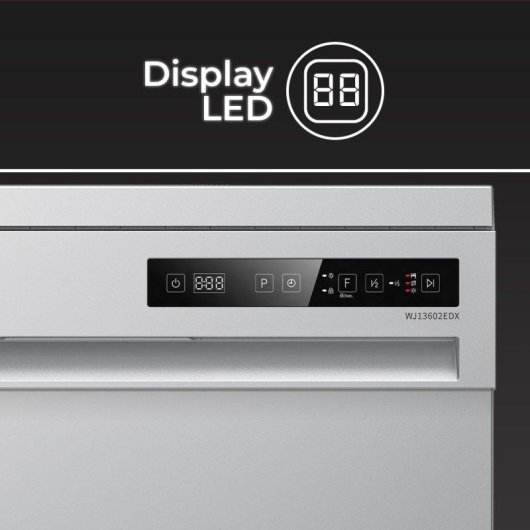 Lavavajillas Wonder WJ13602EDX 14 Servicios E Inox Display 2 Bandejas