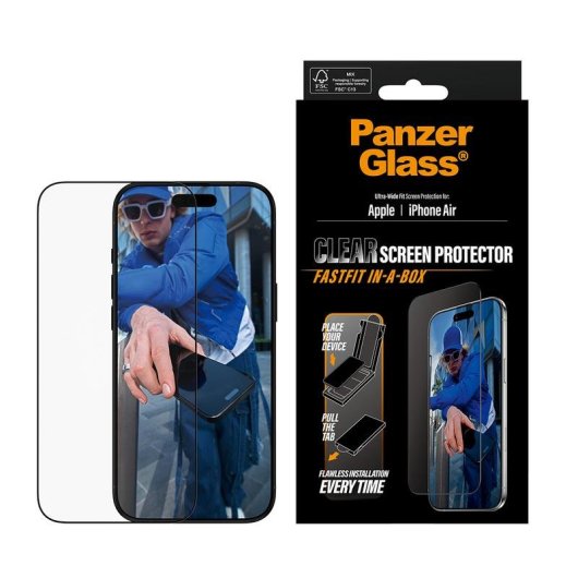 PanzerGlass iPhone Air Ultra-Wide Fit FASTFIT Display-Schutz