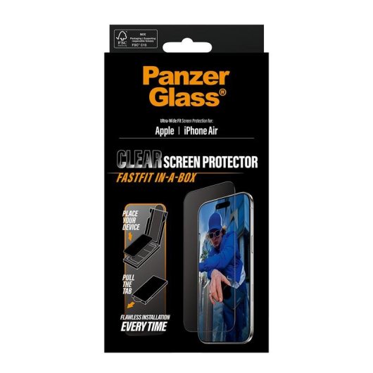 PanzerGlass iPhone Air Ultra-Wide Fit FASTFIT Display-Schutz