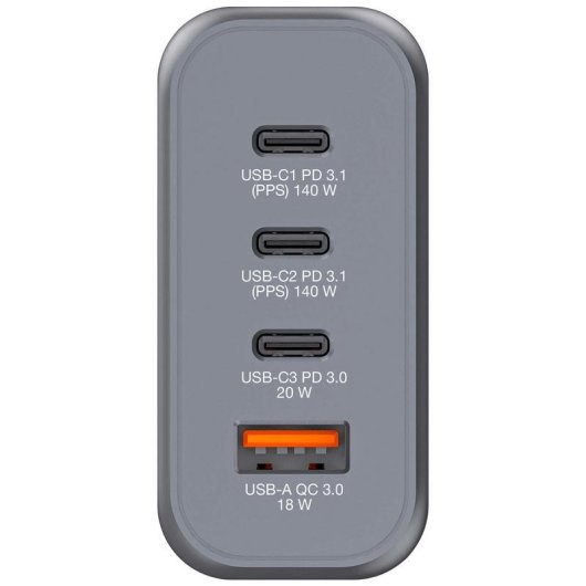 Ladegerät USB-C PD 140W Verbatim GNC-140 Quick Charge 3.0