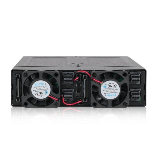Caja PC Icy Dock ToughArmor MB720M2K-B M.2 Metal Negro Hot-swap SAS