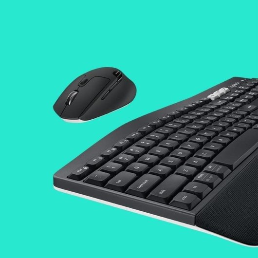 Tastatur Logitech MK850 Performance kabellos QWERTZ mit Maus und Handballenauflage
