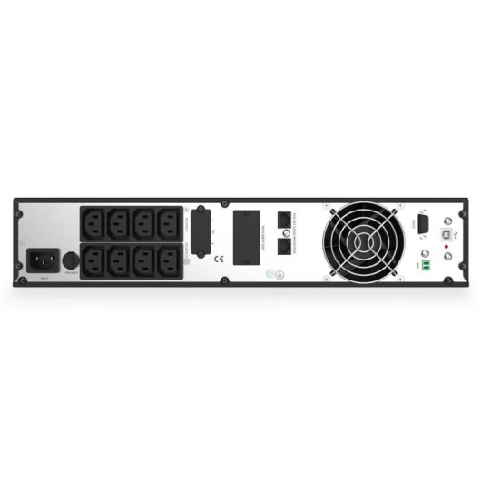 Sai Digitus 1000 W Batería Plomo Ácido 9 Ah 8 Salidas LCD USB RS232