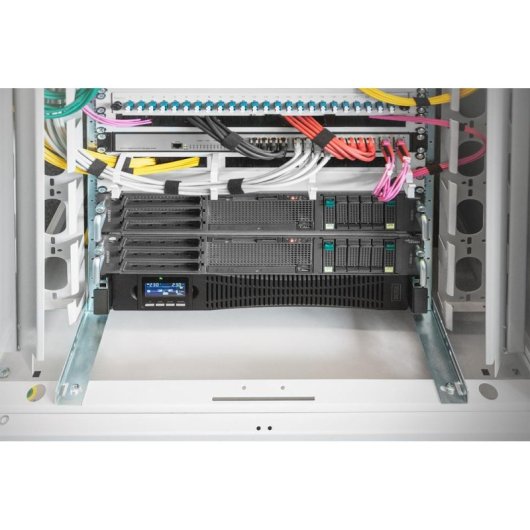 Sai Digitus 1000 W Batería Plomo Ácido 9 Ah 8 Salidas LCD USB RS232