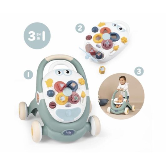 Caminhador Smoby Dickie 4 rodas multicolor para crianças de 1 a 3 anos