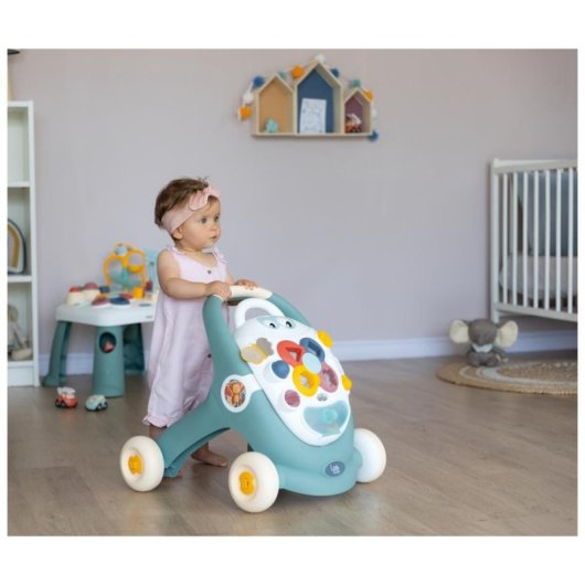 Caminhador Smoby Dickie 4 rodas multicolor para crianças de 1 a 3 anos