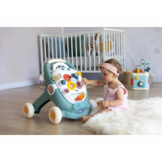 Caminhador Smoby Dickie 4 rodas multicolor para crianças de 1 a 3 anos