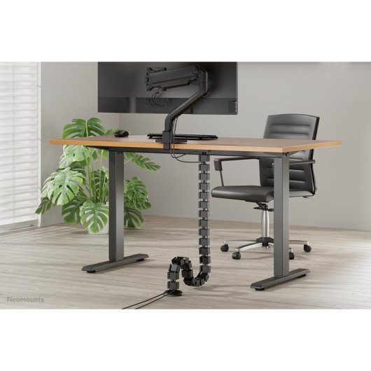 Organizador vertebral de cables Neomounts ADS06-132BL con fijación magnética