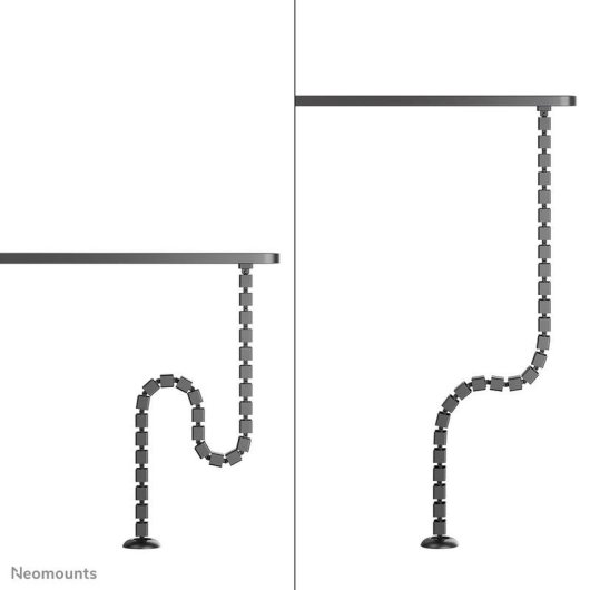 Organizador vertebral de cables Neomounts ADS06-132BL con fijación magnética