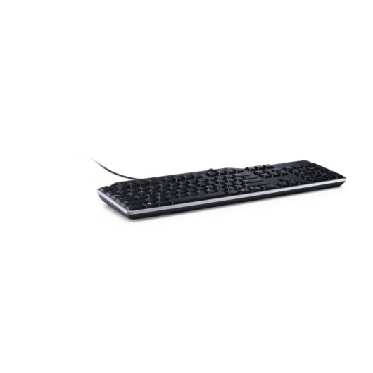 Clavier Dell KB522 membrane complet USB QWERTZ avec concentrateur USB noir