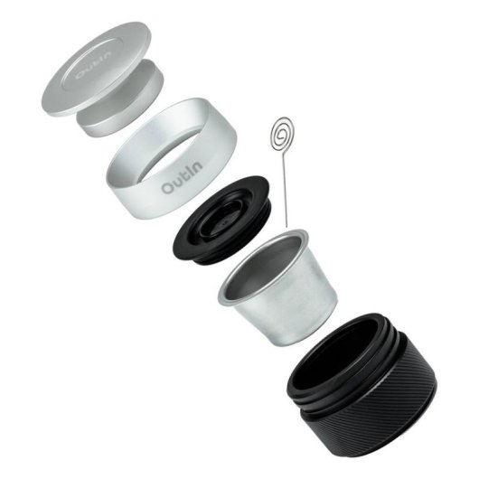 Kit para hacer café Outin Nano Espresso Negro/Plata Acero Inoxidable