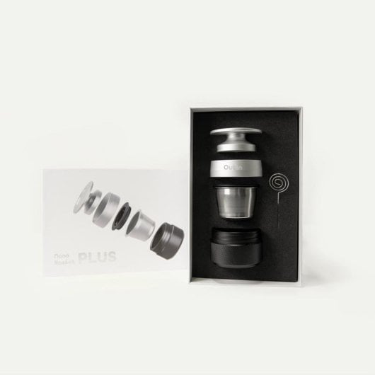 Kit para hacer café Outin Nano Espresso Negro/Plata Acero Inoxidable