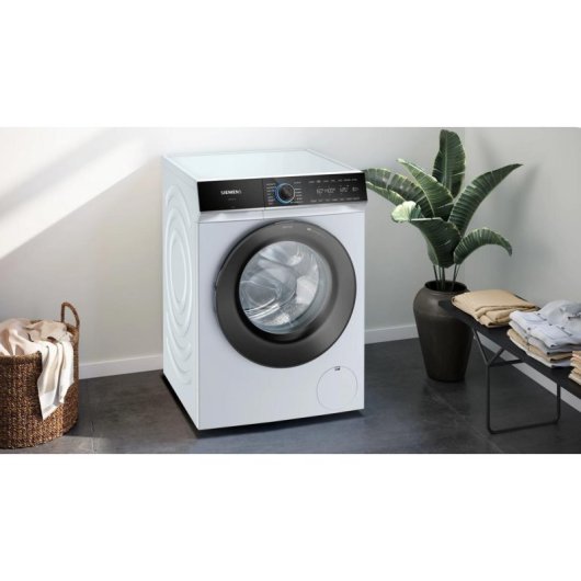 Máquina de Lavar Roupa Siemens iQ700 WG44B2A40 9 Kg 1257rpm A Branco WiFi Doseador Automático