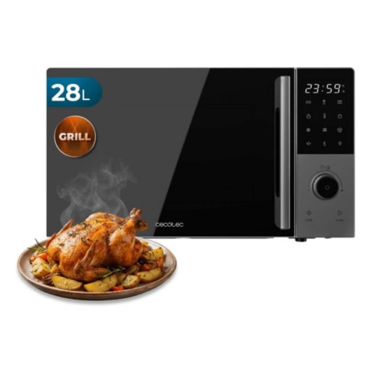 Microondas Cecotec Proclean 2800 28 Litros 900W con Grill 1200W y Convección 2200W
