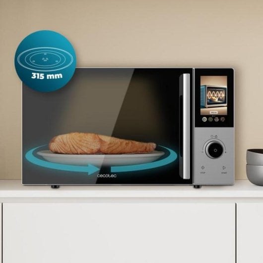 Microondas Cecotec Convection 2500 Touch 25 L 900W con Grill y Convección