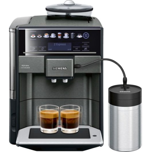 Máquina de café expresso Siemens TE657F09DE 1,7 L 1500 W com moinho e espumador