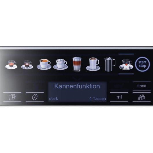 Máquina de café expresso Siemens TE657F09DE 1,7 L 1500 W com moinho e espumador