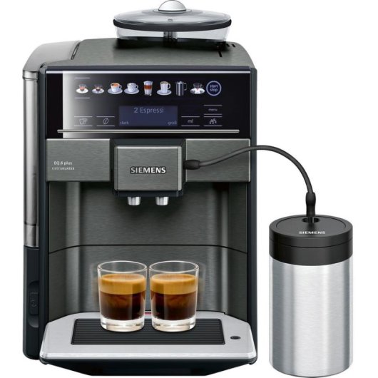 Máquina de café expresso Siemens TE657F09DE 1,7 L 1500 W com moinho e espumador