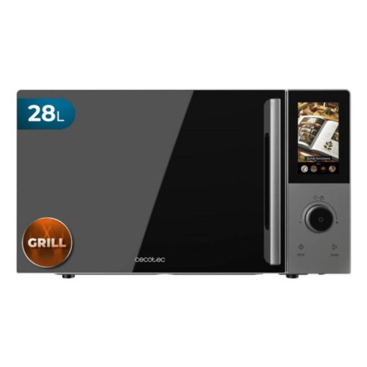 Micro-ondas Cecotec Convection 2800 Touch 28L 900W com Grill e Convecção