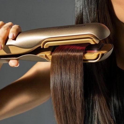 Plancha de Pelo Profesional Cecotec AirLisse 6in1 iTwerk Black 4 Ajustes Tecnología Infrarrojos Iónica Negro