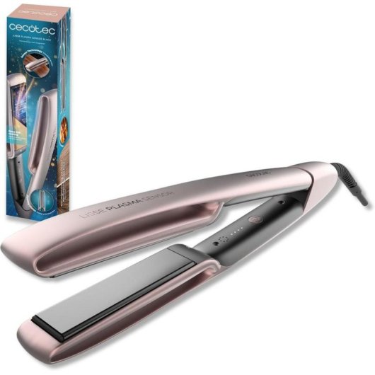 Lisseur Céramique Cecotec Lisse Plasma Sensor Black 220ºC Température Réglable Arrêt Automatique Noir