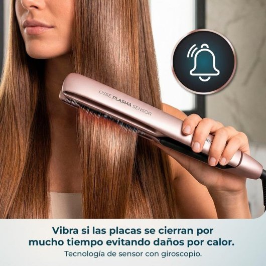 Lisseur Céramique Cecotec Lisse Plasma Sensor Black 220ºC Température Réglable Arrêt Automatique Noir
