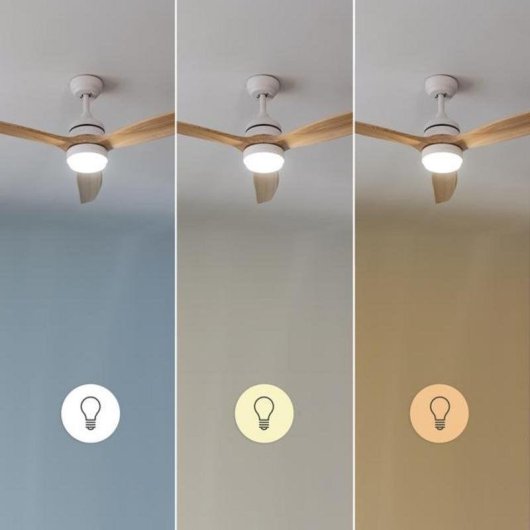 Ventoinha de Teto com Luz Cecotec EnergySilence Aero 5230 40W 132cm 6 Velocidades Comando