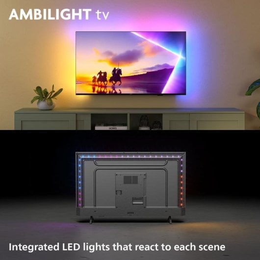 TV Philips QLED 75PUS8500 75" 4K UltraHD 60Hz Smart TV Titan OS HDR10+ Ambilight