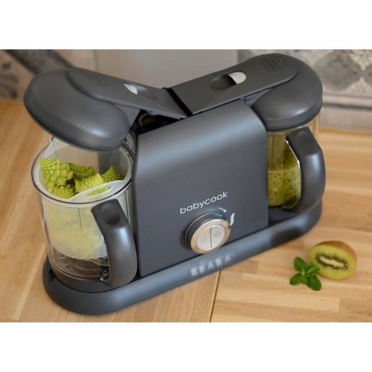 Vaporera Beaba Babycook Duo 2200 L 1600 L Acero inoxidable Gris