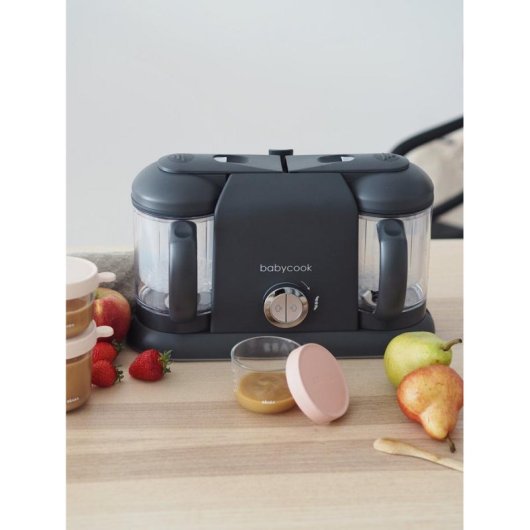 Vaporera Beaba Babycook Duo 2200 L 1600 L Acero inoxidable Gris