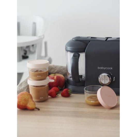Vaporera Beaba Babycook Duo 2200 L 1600 L Acero inoxidable Gris