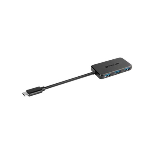 Hub Transcend 4 puertos USB 3.2 Gen 1 Type-C modelo HUB2C Negro