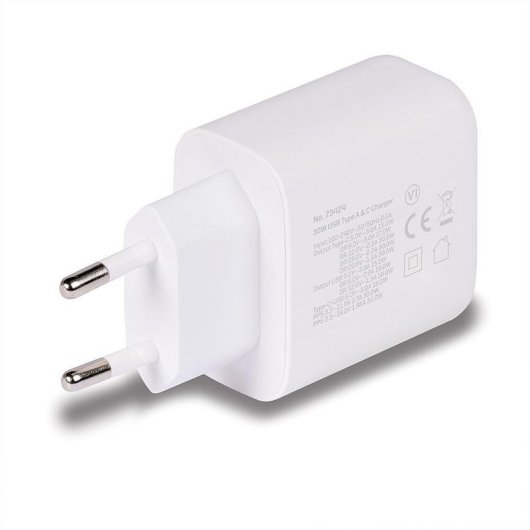 Lindy 73424 USB 2.0 und Type-C 30W Power Delivery Ladegerät