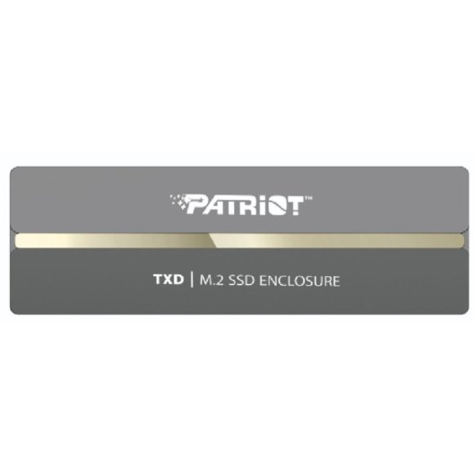 Caixa PC Patriot TXD PCIe M.2 2280 Alumínio Prateado USB Type-C 10 Gbit/s Hot-swap